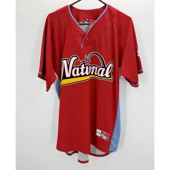 2009 Majestic MLB All Star Game National League Mens Jersey Size Large New - Picture 2 of 11